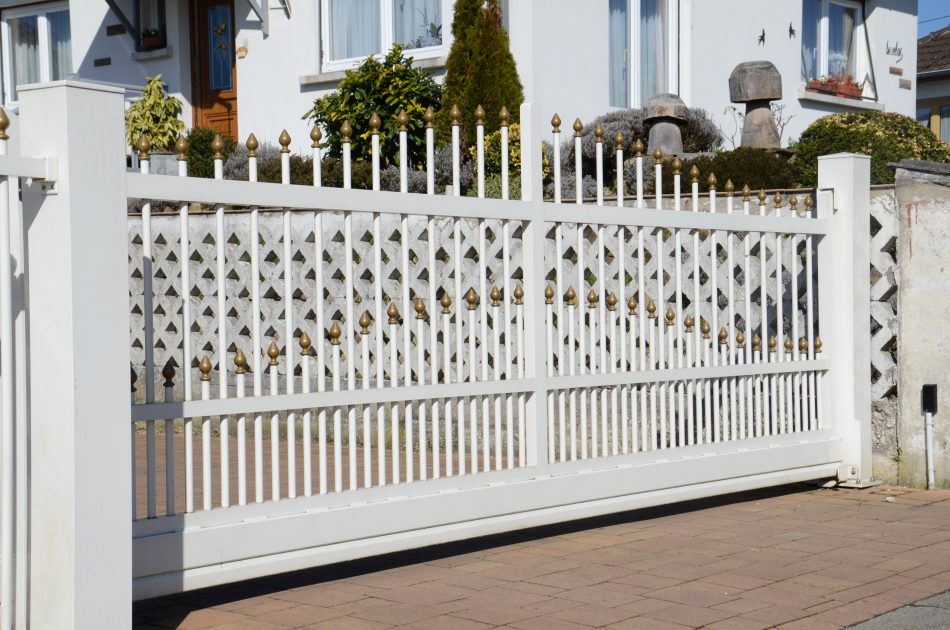 Ornate Aluminium Gates in London